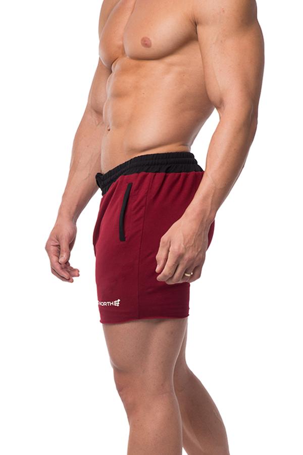 Jed North: Titan Sweat Shorts - Red – CRAZYBADMAN