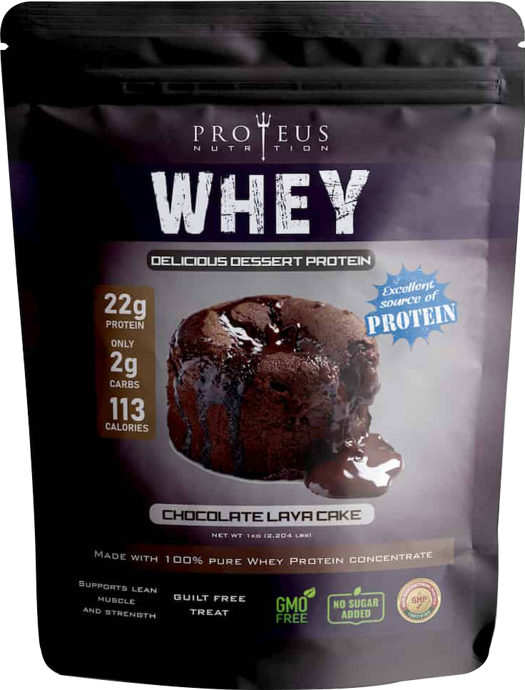Proteus Nutrition WHEY Chocolate Lava Cake Protein Powder CRAZYBADMAN