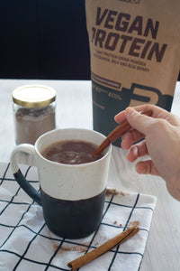 Instant hot chocolate muscle mix (High Protein Vegan Recipe Series)