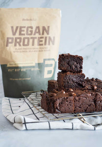 Dark Chocolate Protein Brownies