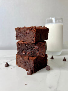 Lava Cake Protein Brownies Recipe (Fudgy Texture)
