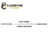 CARYBNE 2.2m Powerlifting Squat Bar
