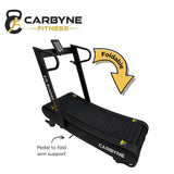 CARBYNE Air Runner Fold Curved Manual Treadmill