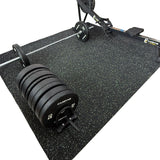 CARBYNE High Density 12mm Black Rubber Floor Mat (15% EPDM White Flecks)