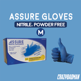 ASSURE Soft Nitrile Examination Gloves, Powder-Free