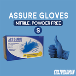 ASSURE Soft Nitrile Examination Gloves, Powder-Free