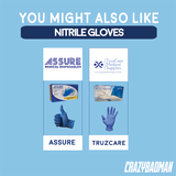 ASSURE Soft Nitrile Examination Gloves, Powder-Free