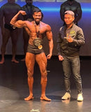 Crazybadman: Classic Bodybuilding Physique Posing Trunks / Swim Trunks
