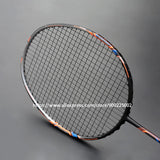 Full Carbon Badminton Racket - Strung, Lightweight