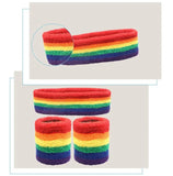 Sports Wristband & Headband Set - Sweatband Combo