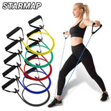 Resistance Bands Set - Home Gym with Handles