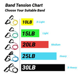 Resistance Bands Set - Home Gym with Handles