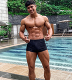 Crazybadman: Classic Bodybuilding Physique Posing Trunks / Swim Trunks