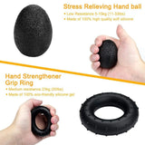 Hand Grip Strengthener Set - Adjustable 5-60kg with Counter