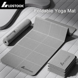 Yoga & Exercise Mat - 4mm Non-Slip TPE, Foldable