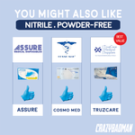 TruzCare Nitrile Gloves Powder Free (100pcs/box, Size, XS/S/M/L)