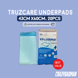 TruzCare Underpads 43cm x 60cm (20pcs/pkt)
