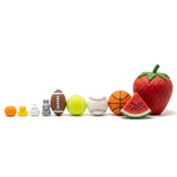 Physical Size & Scale Comparison – All 10 Designs Lined Up From Left to Right (Shortest 4.5cm to Tallest 14cm)