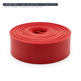 Red 2080mm Natural Latex Functional Resistance Band (6.8–15.9 kg / 15–35 lbs) - Unprinted Pure Rubber with Formula Badge