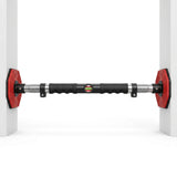 Crazybadman Doorway Telescopic Pull-Up Station – Zero Screw No-Drilling Pressure Mount with Bubble Level