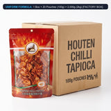 Houten Chilli Tapioca 20 Large Pouches (100g) – Factory Master Carton Box