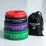 Coiled Power Bands Stack with Breathable Travel Bag