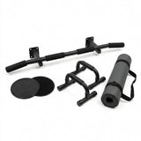 Crazybadman Mini Home Gym (Advanced Calisthenics Suite) - Bars, Mat, Pull-Up Station & Core Sliders on Pure White