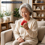 Sensory & Dexterity – Single-Hand Palm Therapy Grip Exercise with Slow-Rebound Squishy (AI Demonstration Resource)