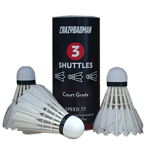 Crazybadman Badminton Shuttlecock