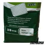 Cosmo Med Underpads 43cm x 60cm, 30g with SAP (20pcs/pack)