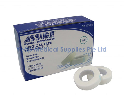 ASSURE  Surgical Tape w/o dispenser (0.5" x 10YDS)