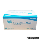 Winner Surgical Face Mask Earloop 3-Ply 50pcs/box, BFE ≥99%