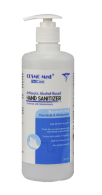 Cosmo Med Antiseptic Hand Sanitizer, Alcohol-based, 500ml