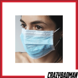 Assure Surgical Face Mask 3-Ply 50s Box Blue Earloop 99% BFE