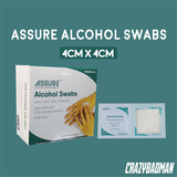 ASSURE Alcohol Swab Sterile 4cm x 4cm (200pcs/Box)