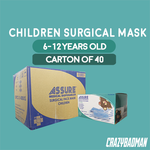 ASSURE Children Disposable Face Mask 3ply 50pcs (Medical Grade)