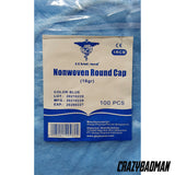 Cosmo Med Round Bouffant Cap, Pack/100s