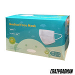 Winner Children’s Disposable Medical Face Mask 3ply 50pcs/box, BFE ≥95% - White