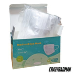 Winner Children’s Disposable Medical Face Mask 3ply 50pcs/box, BFE ≥95% - White