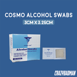 Cosmo Med Alcohol Swab, 3.25x3cm, Box/200s