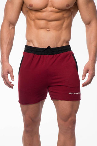 Jed North: Titan Sweat Shorts - Red