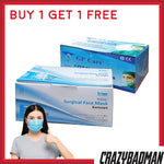 [BUY 1 GET 1 FREE] Winner + GP Care Surgical Adult Face Mask 3-Ply 50s Earloop, BFE ≥98%