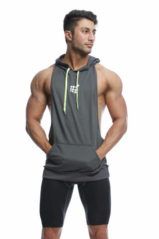 Jed North: Stringer Hoodie - Charcoal Gray