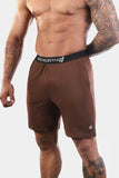 Jed North: Zenith Workout Shorts - Brown