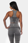 Jed North: Supple Seamless Sports Bra - Gray