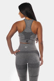 Jed North: Supple Seamless Sports Bra - Gray