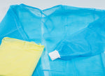 Cosmo Med Isolation Gown with Cuff Blue
