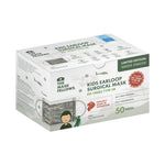 The Mask Fellows - Kids Earloop Surgical Mask - Green Forces 50pcs/box