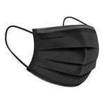 The Mask Fellows Adult Earloop Surgical Mask - Black 50pcs/box (EN 14683 Type IIR) Bundle
