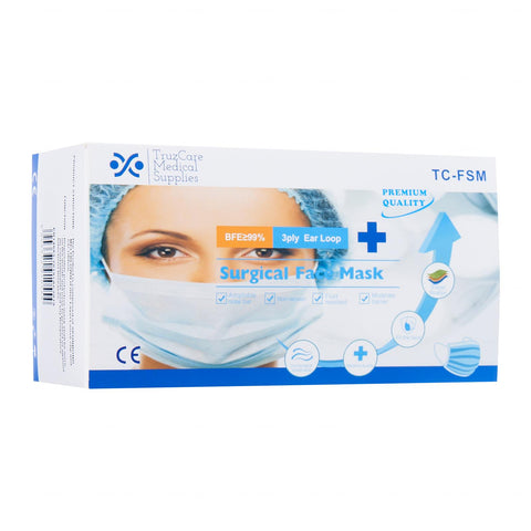 TruzCare Surgical Face Mask 3-Ply With Earloop